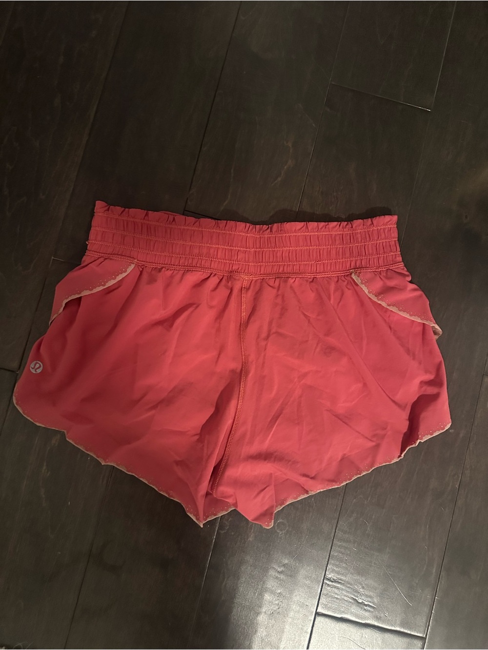 lululemon athletica Coral-Pink Athletic Shorts